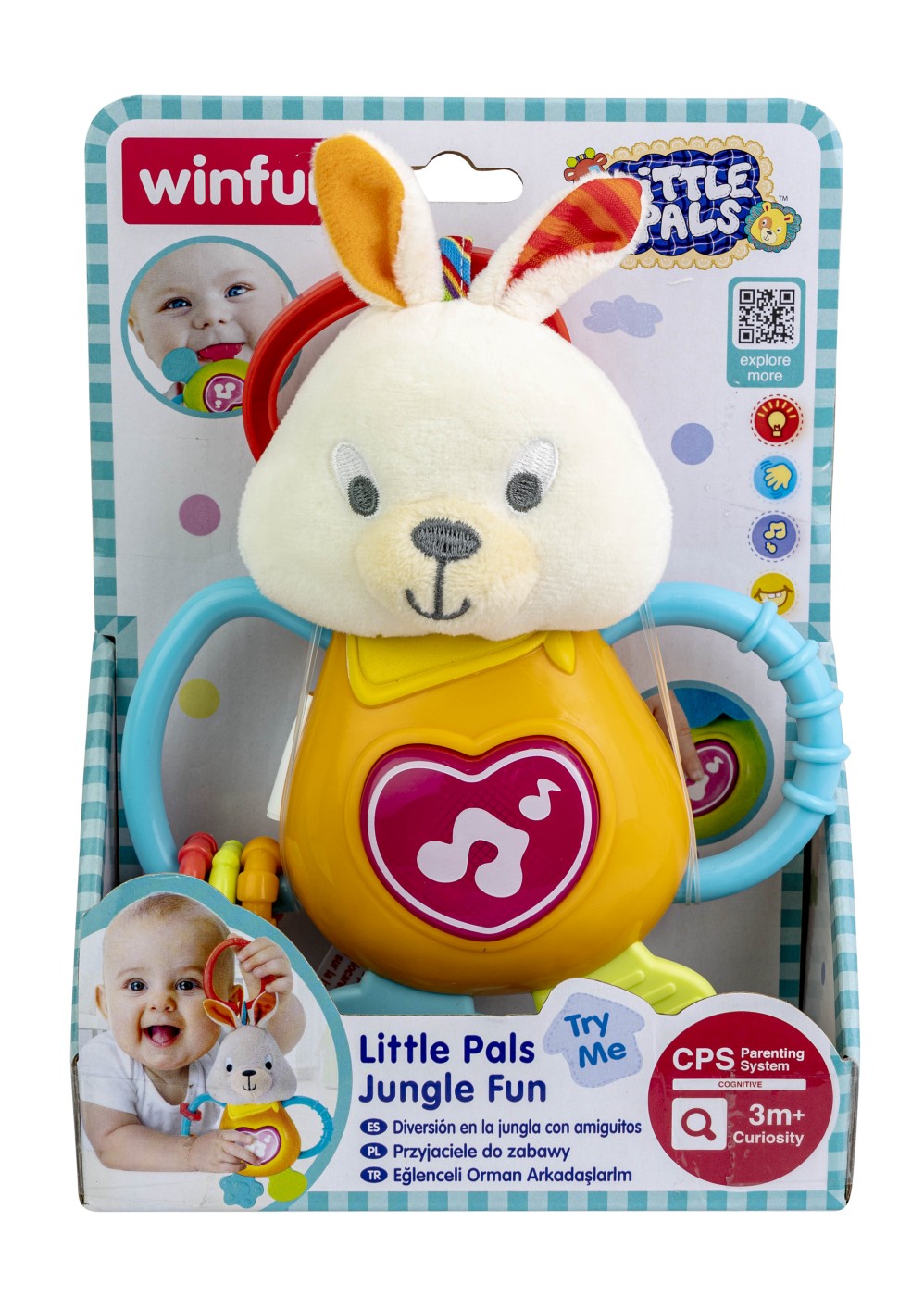 Noutăți - WINFUN ZORNAITOARE IEPURAS CU SUNETE SI LUMINI