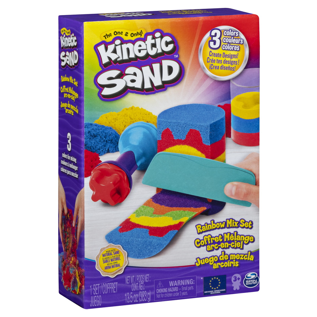 Plastilină și nisip kinetic - KINETIC SAND SET UNELTE DE CURCUBEU CU ACCESORII
