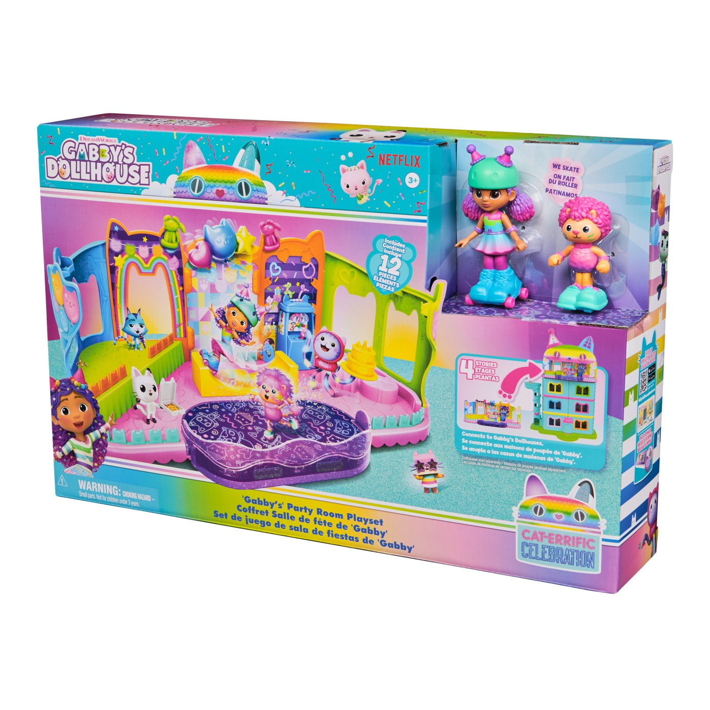 Jucării și jocuri - GABBYS DOLLHOUSE SET DE JOACA CAMERA DE PETRECERE