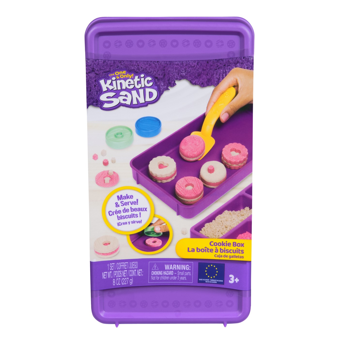 Plastilină și nisip kinetic - KINETIC SAND CUTIA CU FURSECURI