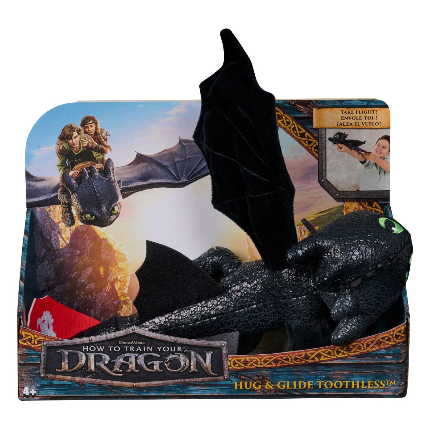 Jucării și jocuri - CUM SA ITI DRESEZI DRAGONUL HUG SI GLIDE FIGURINA DRAGON TOOTHLESS