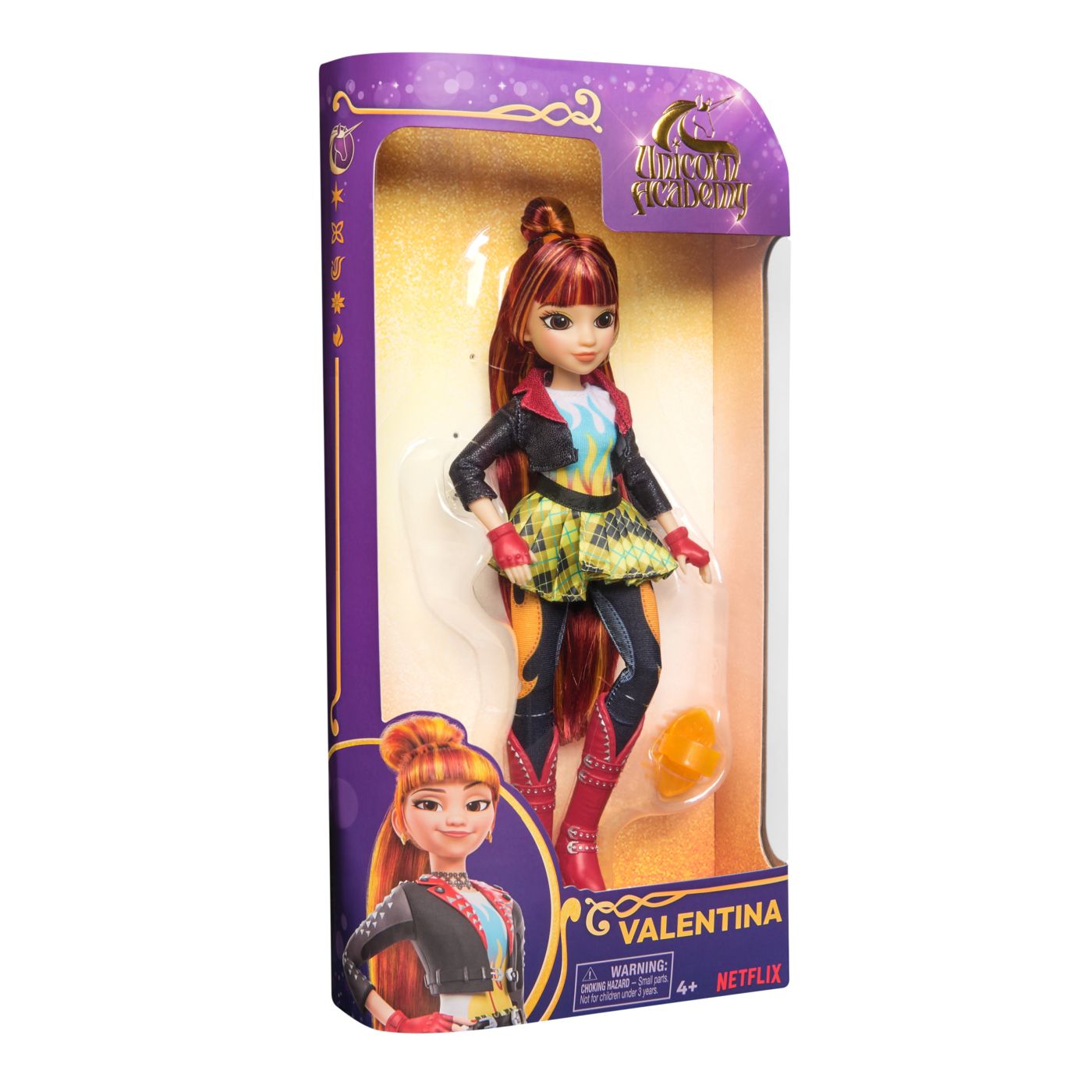 Jucării și jocuri - UNICORN ACADEMY PAPUSA VALENTINA 24CM