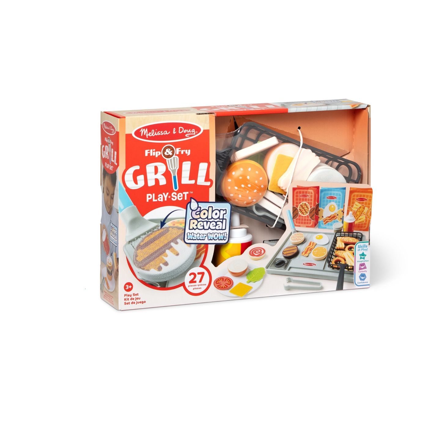Jucării și jocuri - MELISSA AND DOUG SET DE JOACA GRATAR CU SCHIMBAREA CULORII WATER WOW