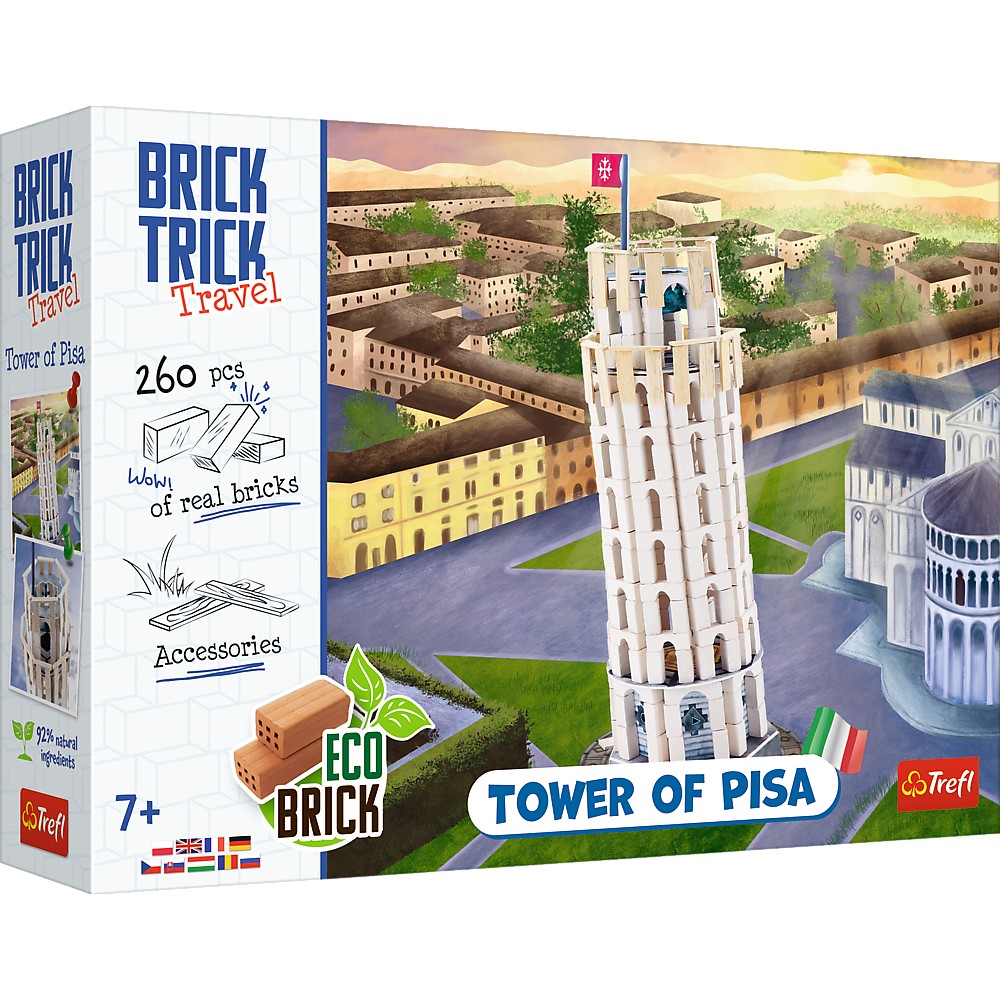 Jucării și jocuri - BRICK TRICK L TRAVEL TURNUL PISA