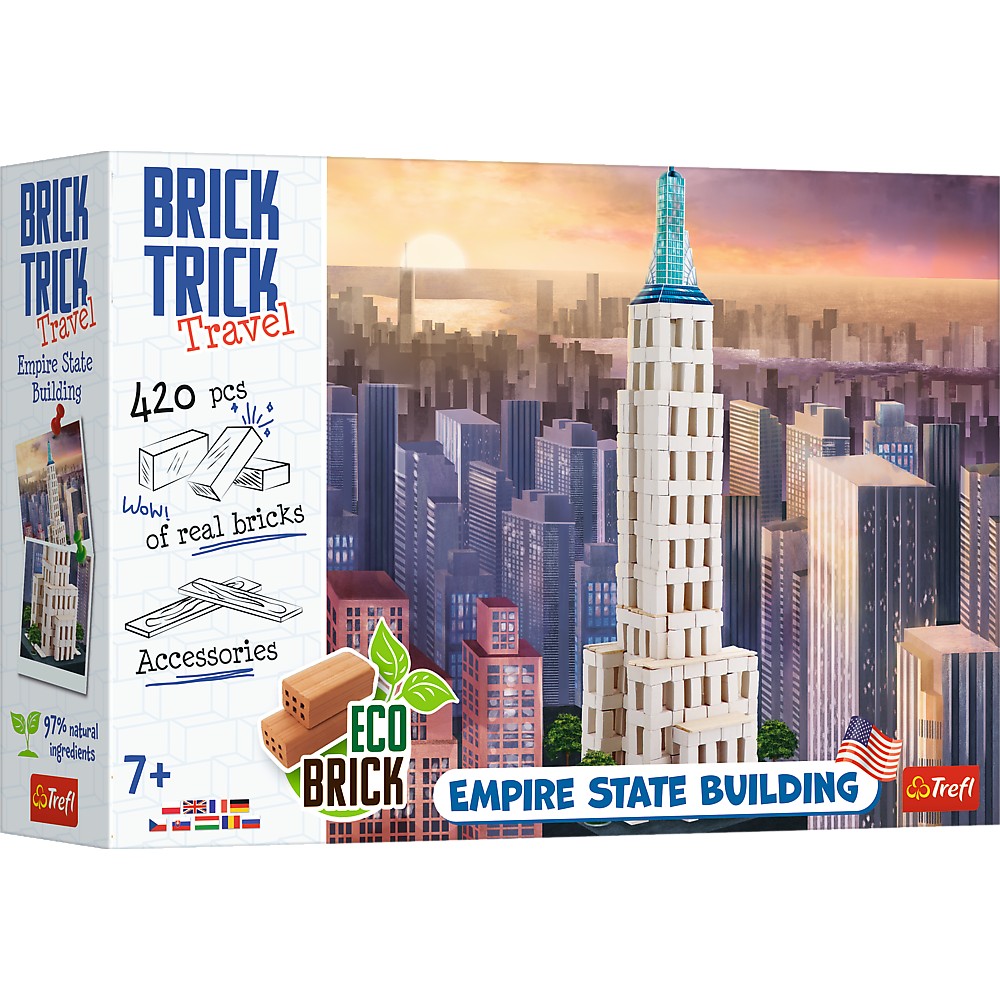 Jucării și jocuri - BRICK TRICK XL TRAVEL CLADIREA EMPIRE STATE