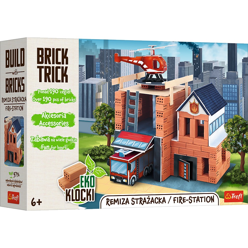 Jucării și jocuri - BRICK TRICK XL STATIE DE POMPIERI