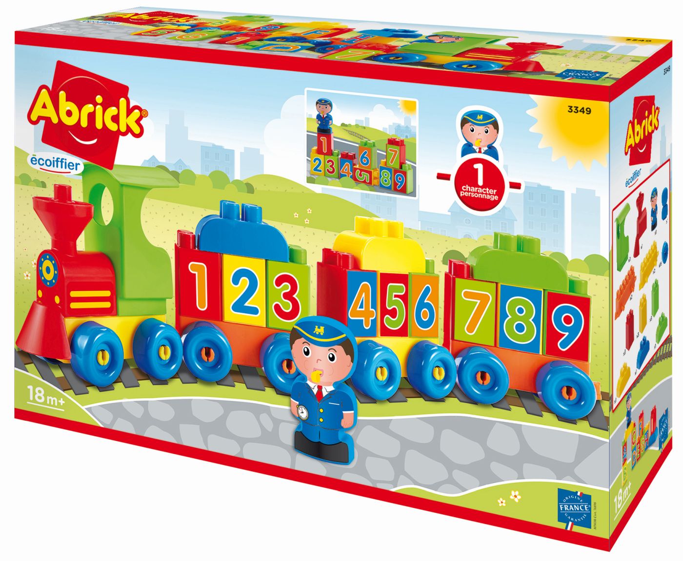 Import - ECOIFFIER TREN CU CIFRE SI LITERE