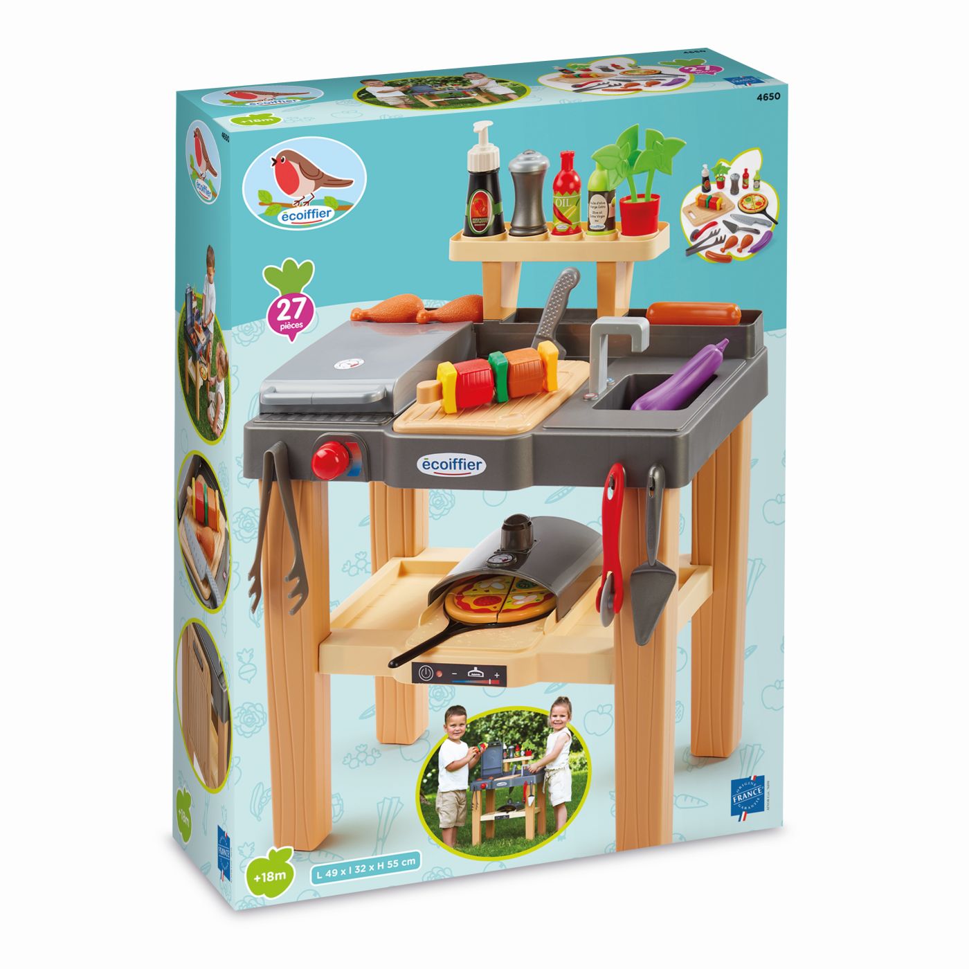 Import - ECOIFFIER BUCATARIE CU ACCESORII