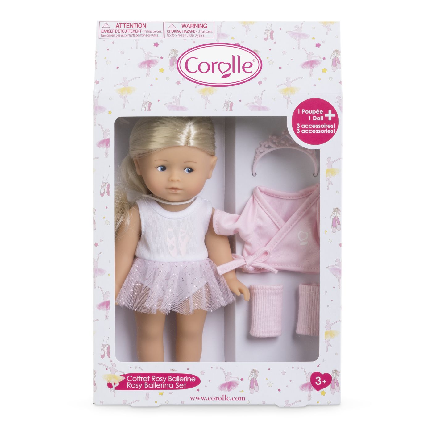 Jucării și jocuri - COROLLE LTC SET PAPUSA ROSY BALERINA CU ACCESORII 20CM