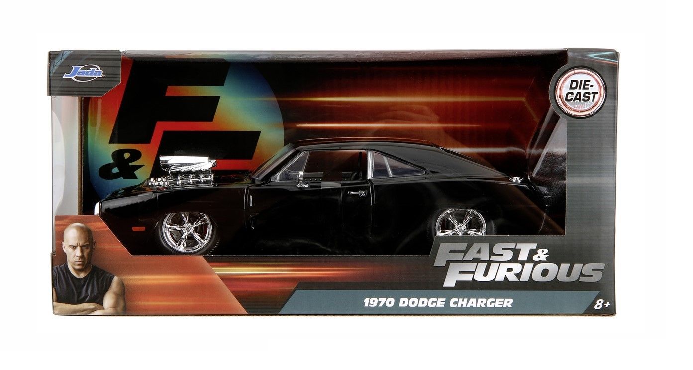 Mașinuțe de jucărie - JADA FAST AND FURIOUS MASINUTA METALICA DODGE CHARGER 1970 SCARA 1 LA 24