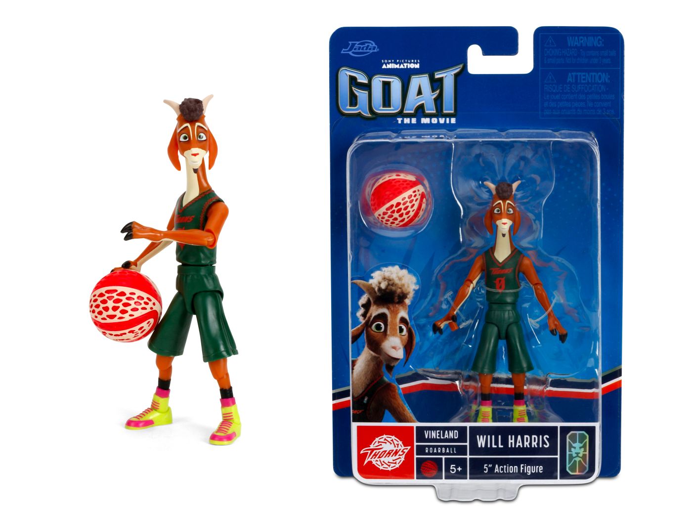 Jucarii - JADA GOAT THE MOVIE SET FIGURINA WILL HARRIS CU ACCESORII 15CM