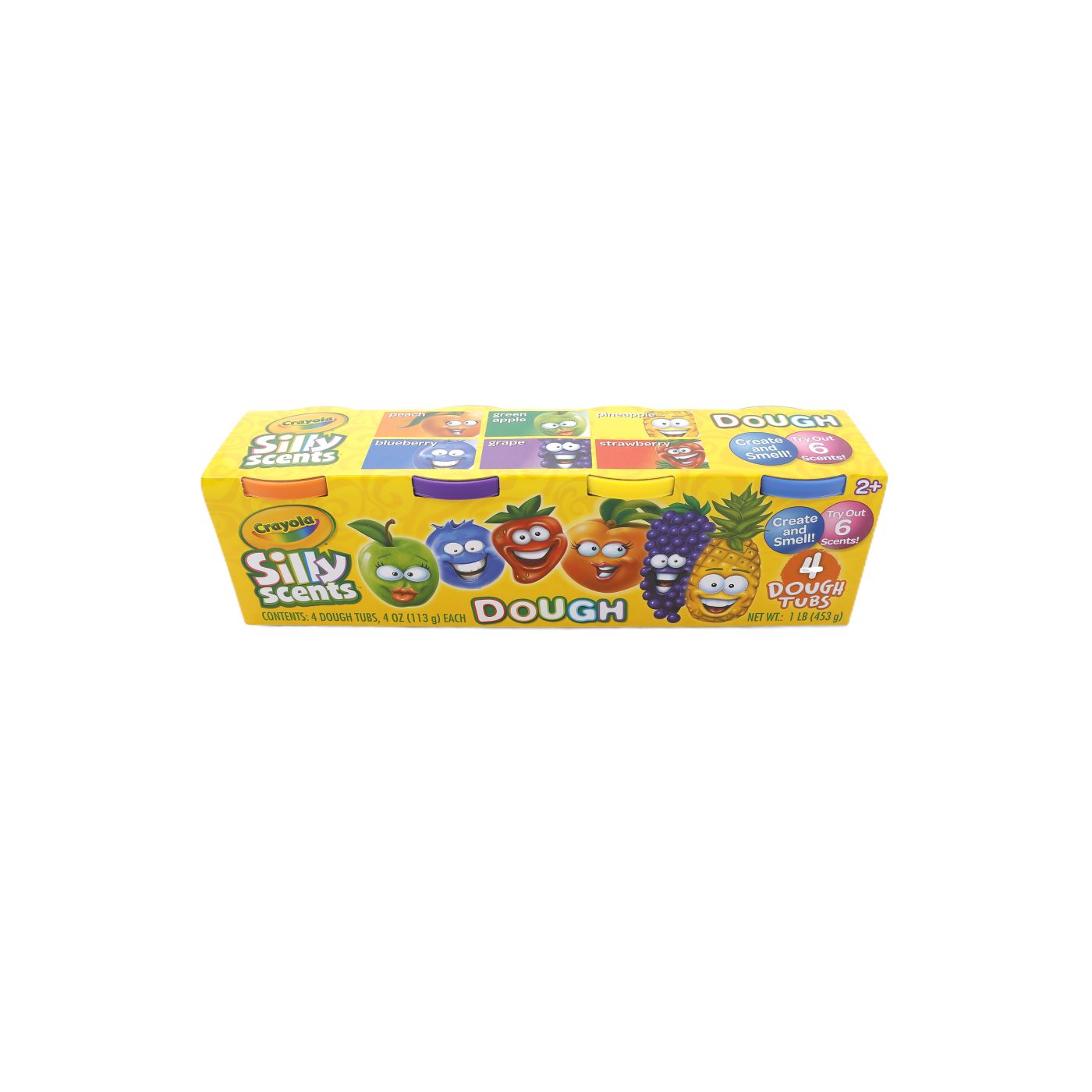 Plastilină și nisip kinetic - CRAYOLA SILLY SCENTS SET 4 BORCANASE CU PLASTILINA PARFUMATA