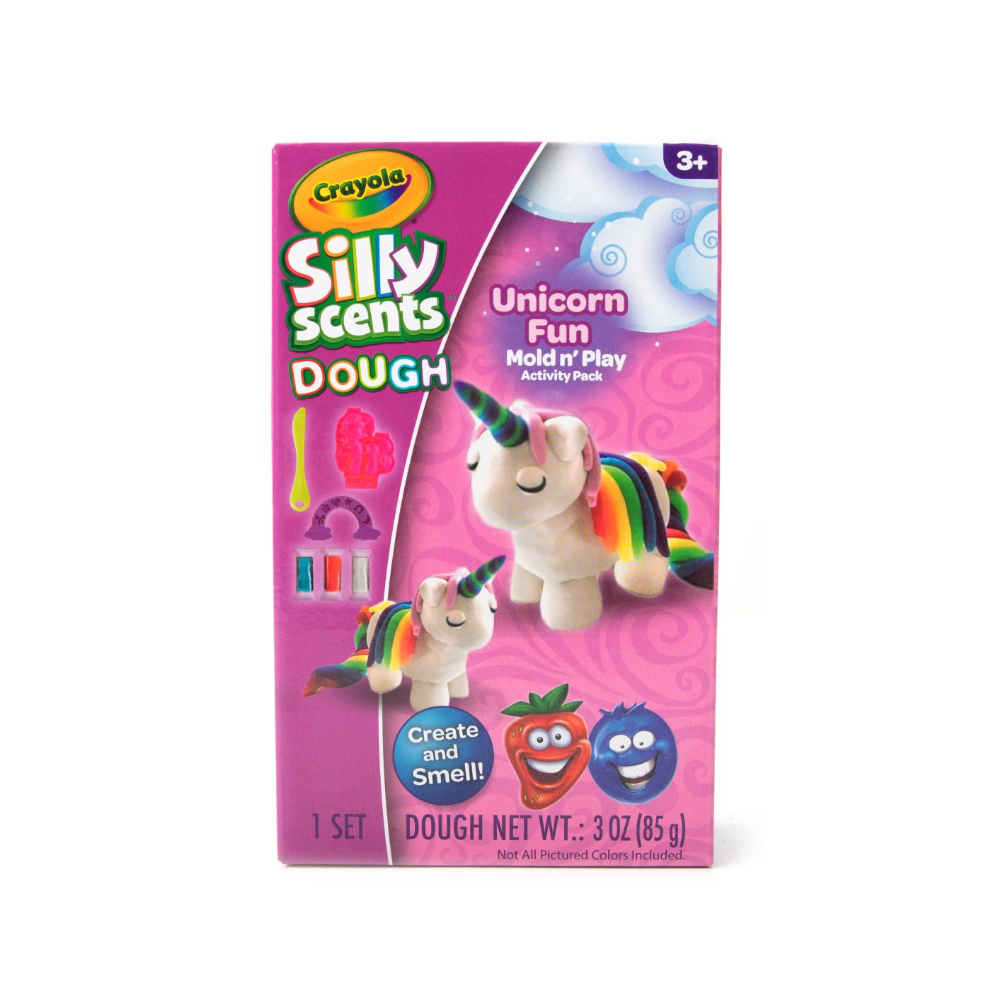Plastilină și nisip kinetic - CRAYOLA SILLY SCENTS SET MIC UNICORN CU ACCESORII