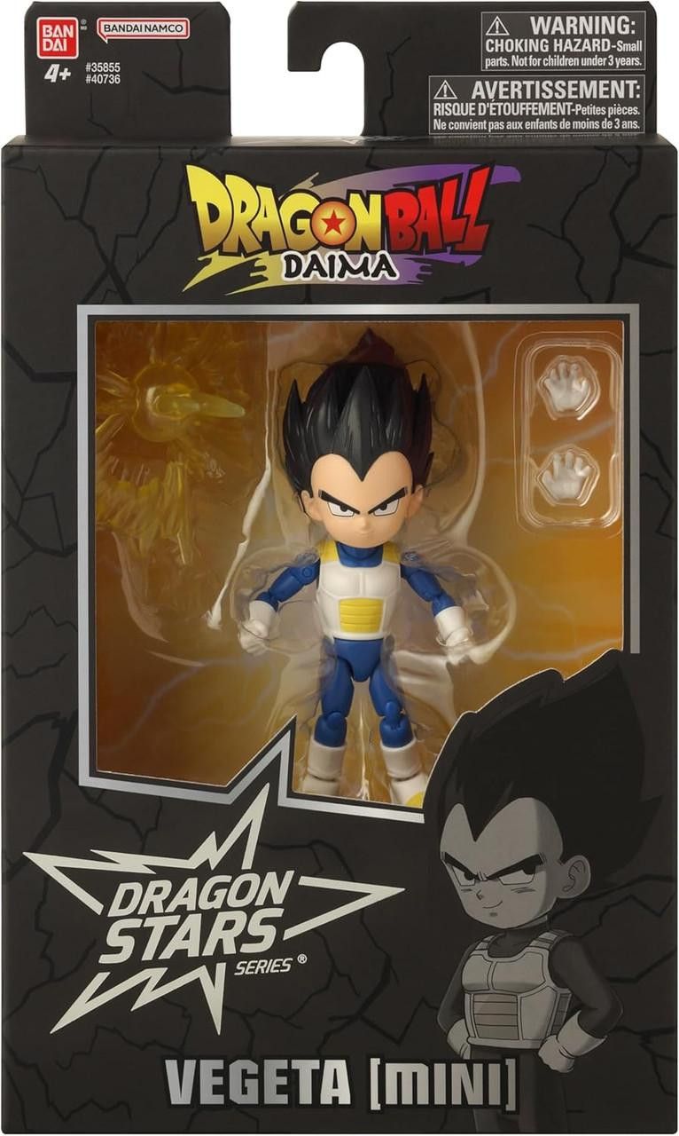 Promotii - BANDAI FIGURINA DRAGON BALL DAIMA DRAGON STARS VEGETA MINI 17CM