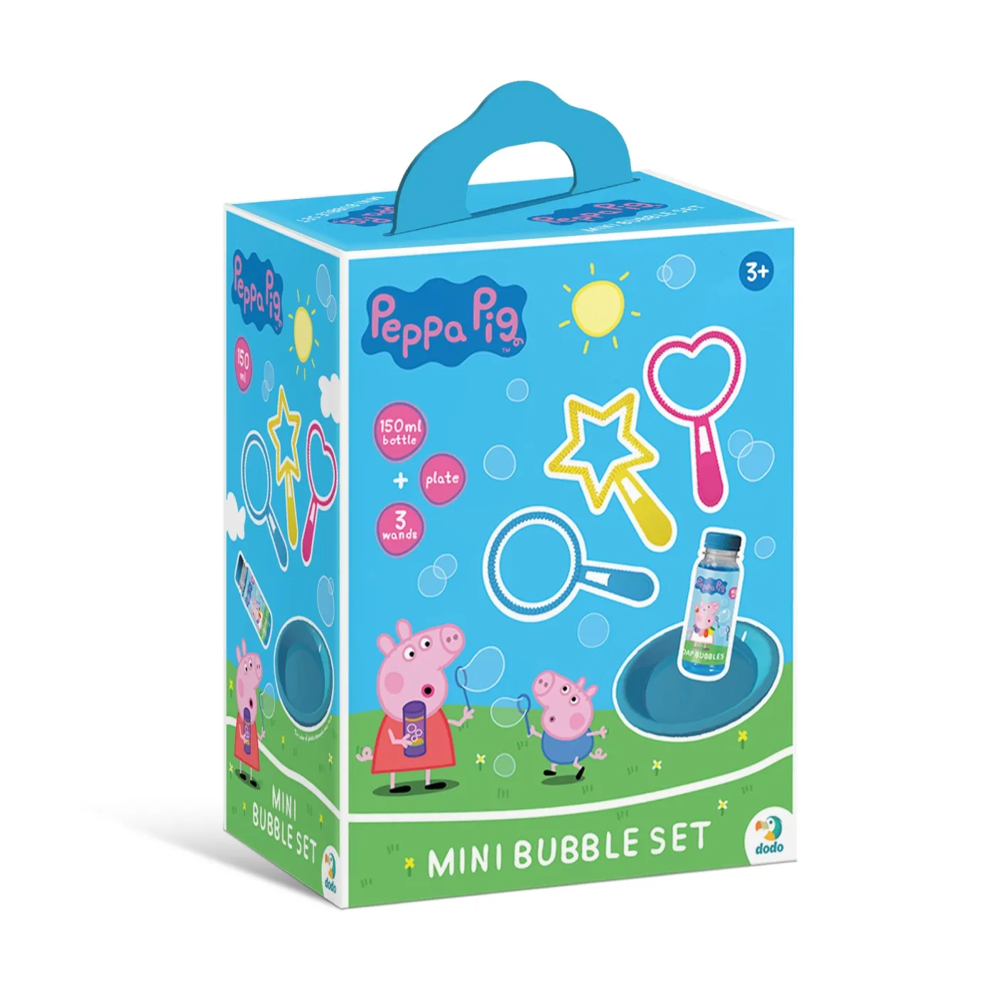PEPPA PIG SET MINI DE BALOANE DE SAPUN 150 ML
