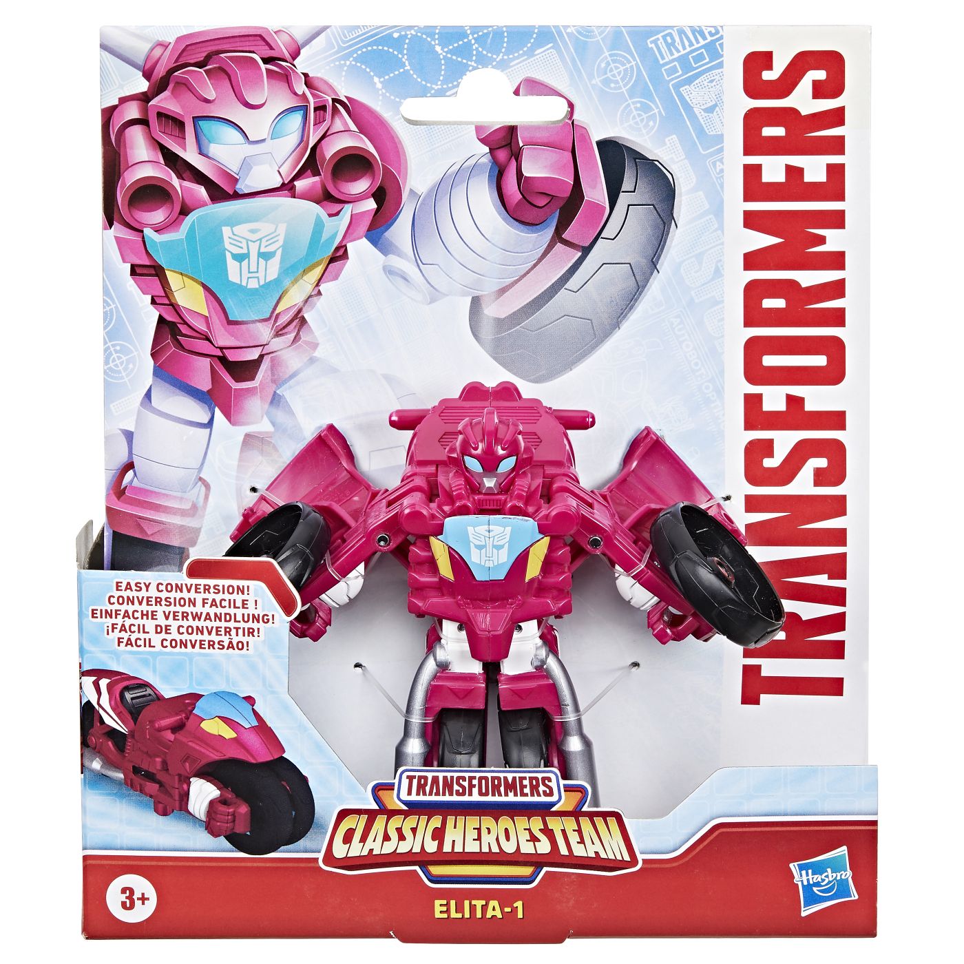 Jucării și jocuri - TRANSFORMERS CLASSIC HEROES TEAM ROBOT ELITA 1 CONVERTIBIL