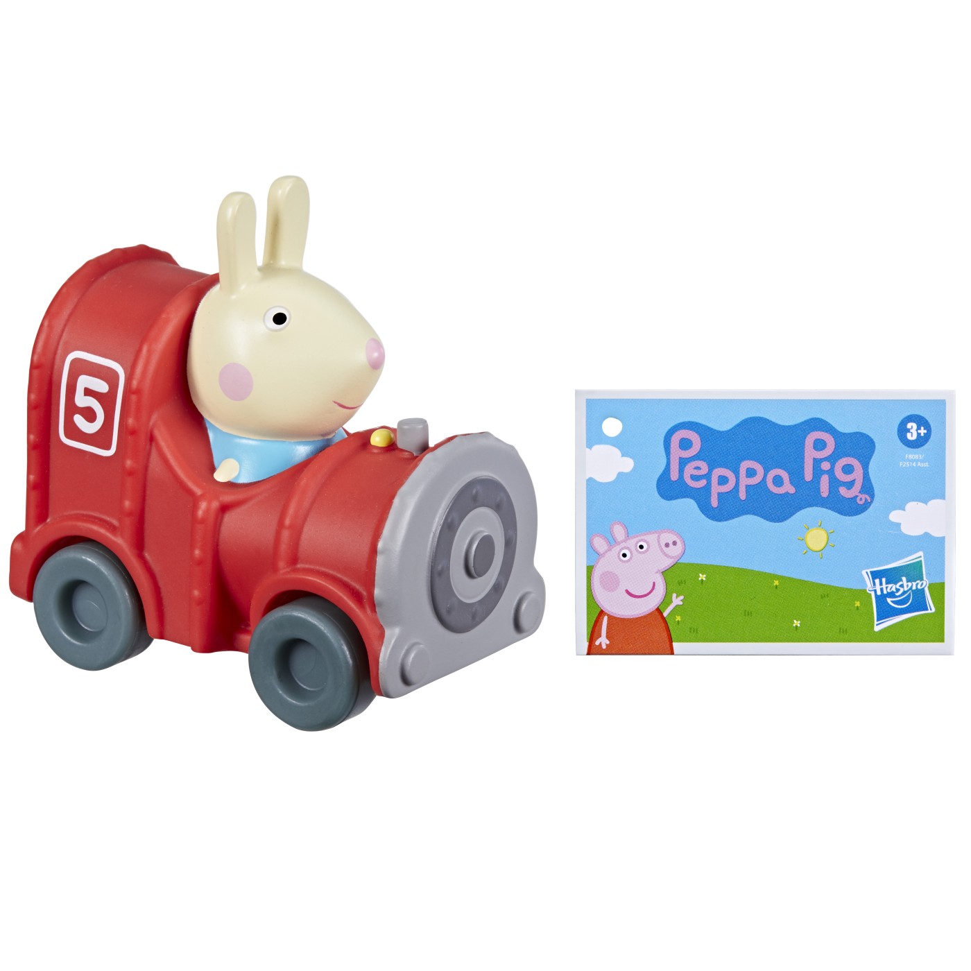Jucării și jocuri - PEPPA PIG MASINUTA BUGGY LOCOMOTIVA SI FIGURINA IEPURASUL REBECCA
