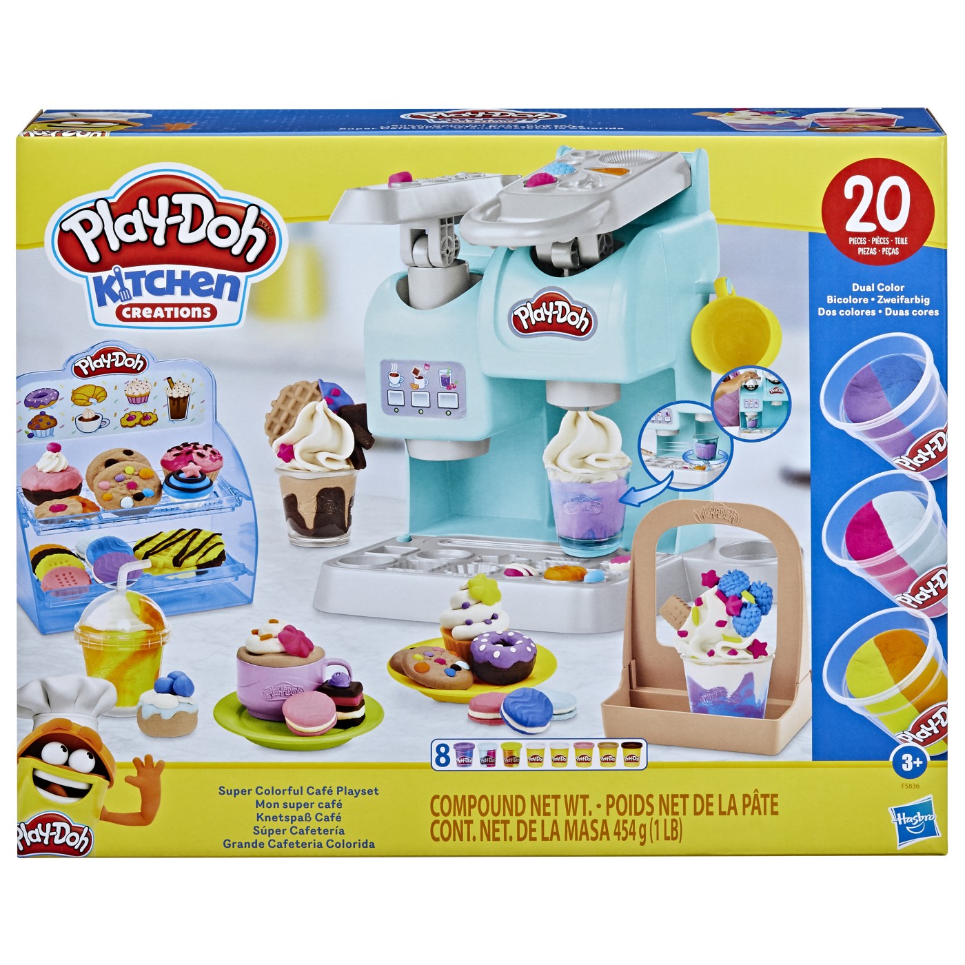 Plastilină și nisip kinetic - PLAYDOH SET CAFENEA