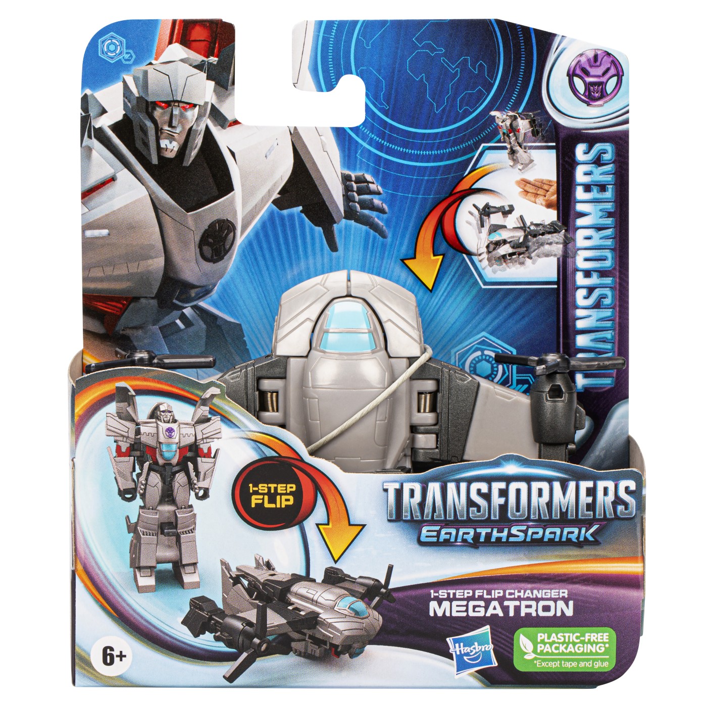 Jucării și jocuri - TRANSFORMERS 7 EARTHSPARK FIGURINA TRANSFORMABILA MEGA TRON 6CM