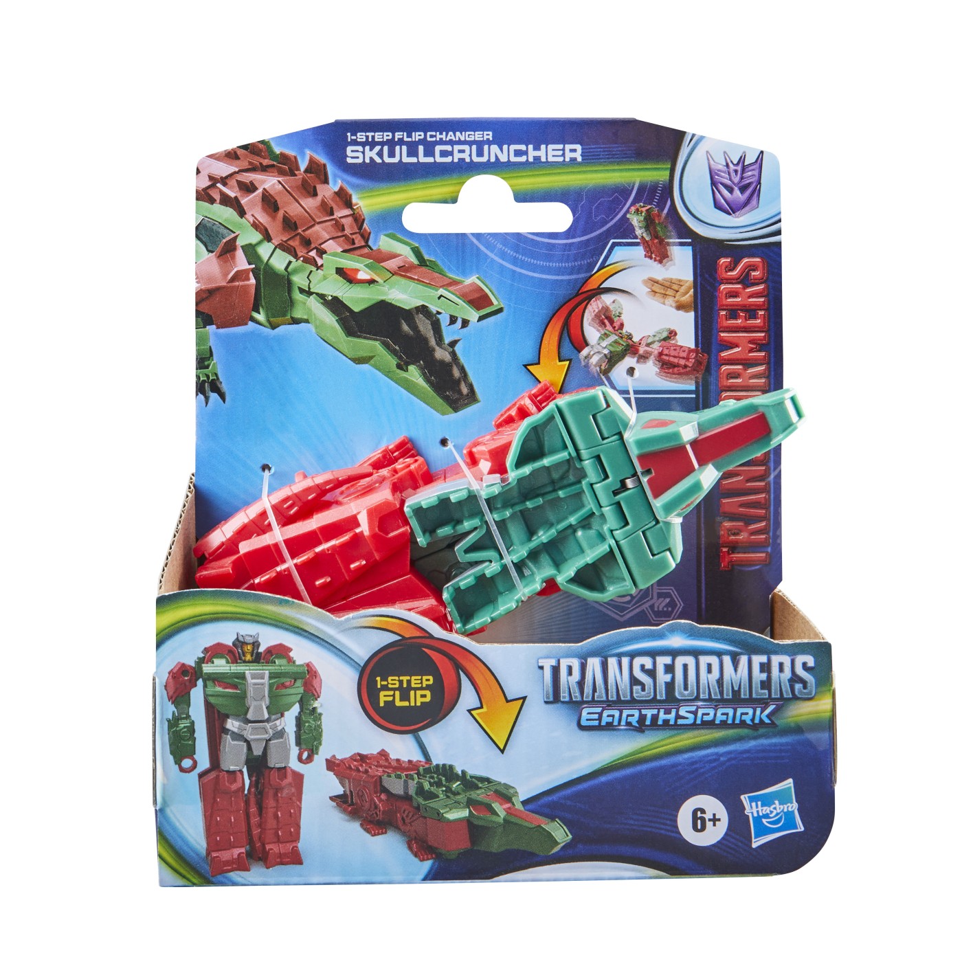 Jucării și jocuri - TRANSFORMERS 7 EARTHSPARK FIGURINA TRANSFORMABILA SKULLCRUNCHER 6CM