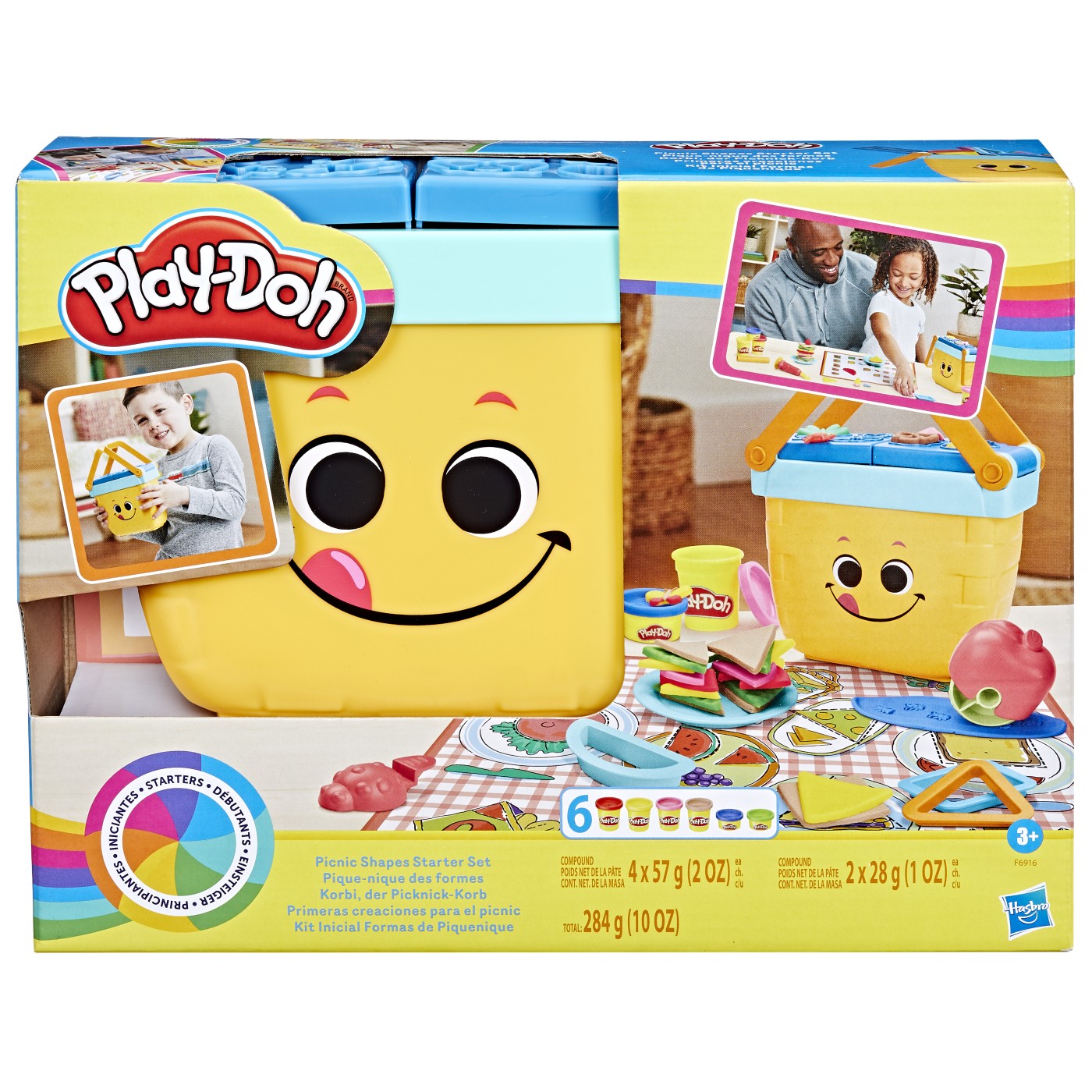 Plastilină și nisip kinetic - PLAY DOH SET PICNIC SI FORME