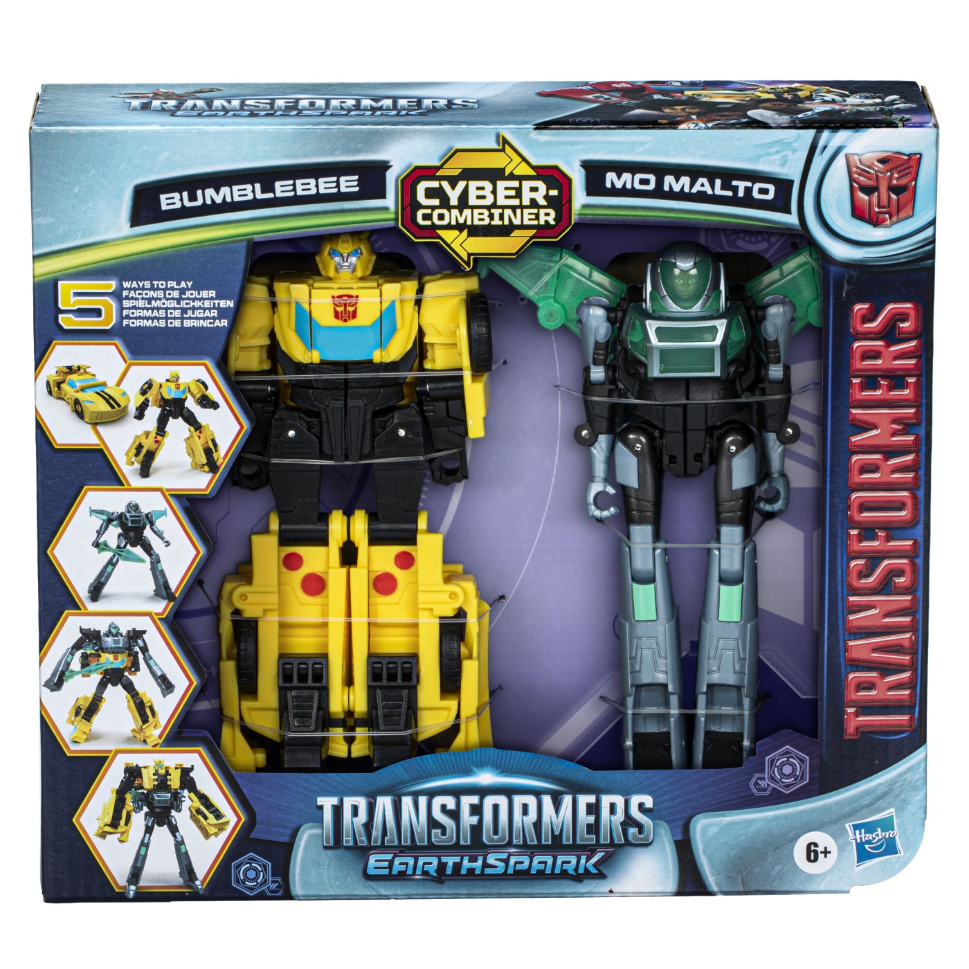 Jucării și jocuri - TRANSFORMERS EARTHSPARK SET 2 FIGURINE BUMBLEBEE SI MO MALTO