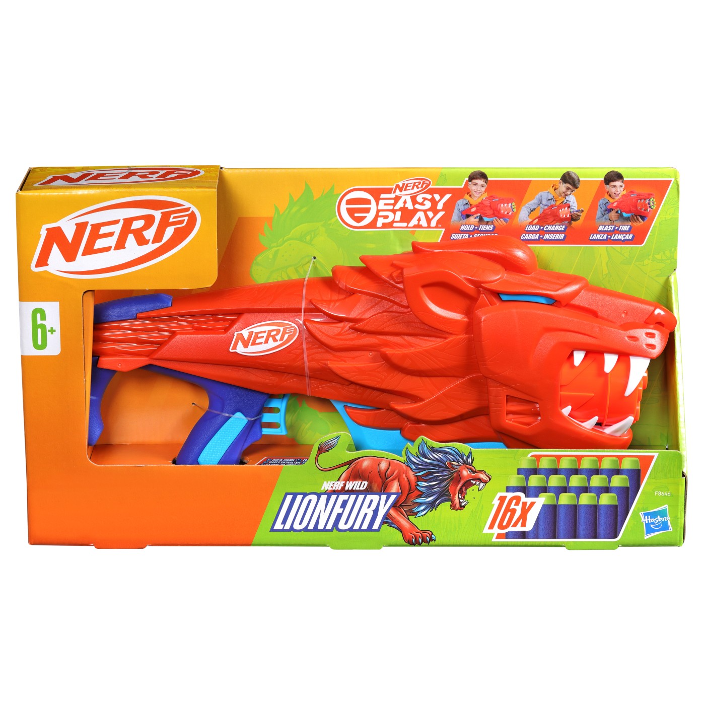 Jucării și jocuri - NERF BLASTER NERF WILD LIONFURY