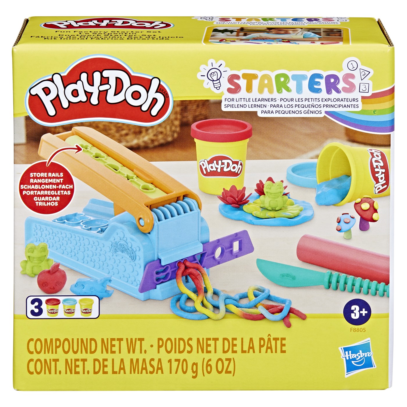 Plastilină și nisip kinetic - PLAY-DOH STARTERS FABRICA DE DISTRACTIE