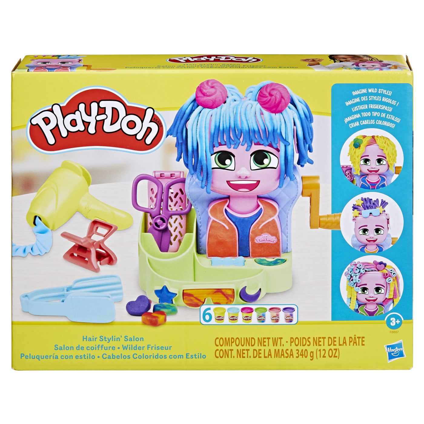 Plastilină și nisip kinetic - PLAY-DOH SALON DE COAFURA