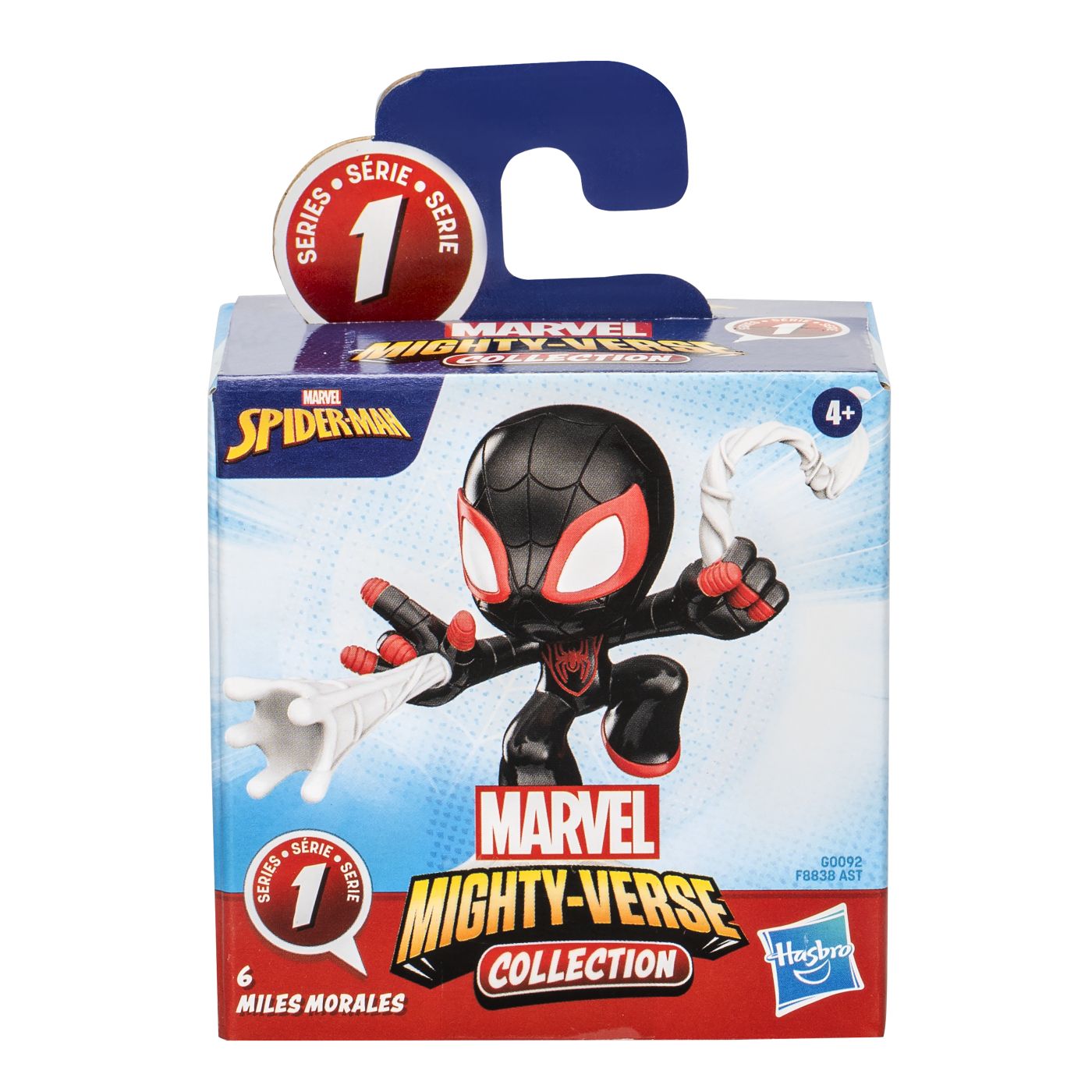 Jucării și jocuri - SPIDER MAN MIGHTY VERSE SERIA 1 FIGURINA MILES MORALES 6CM