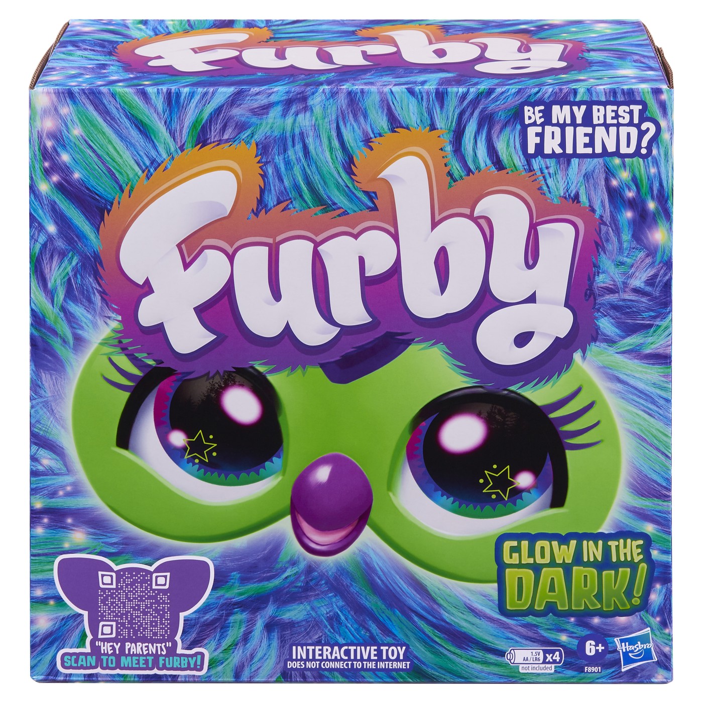 Jucării și jocuri - FURBY JUCARIE DE PLUS INTERACTIVA FURBY GALAXY GLOW IN THE DARK