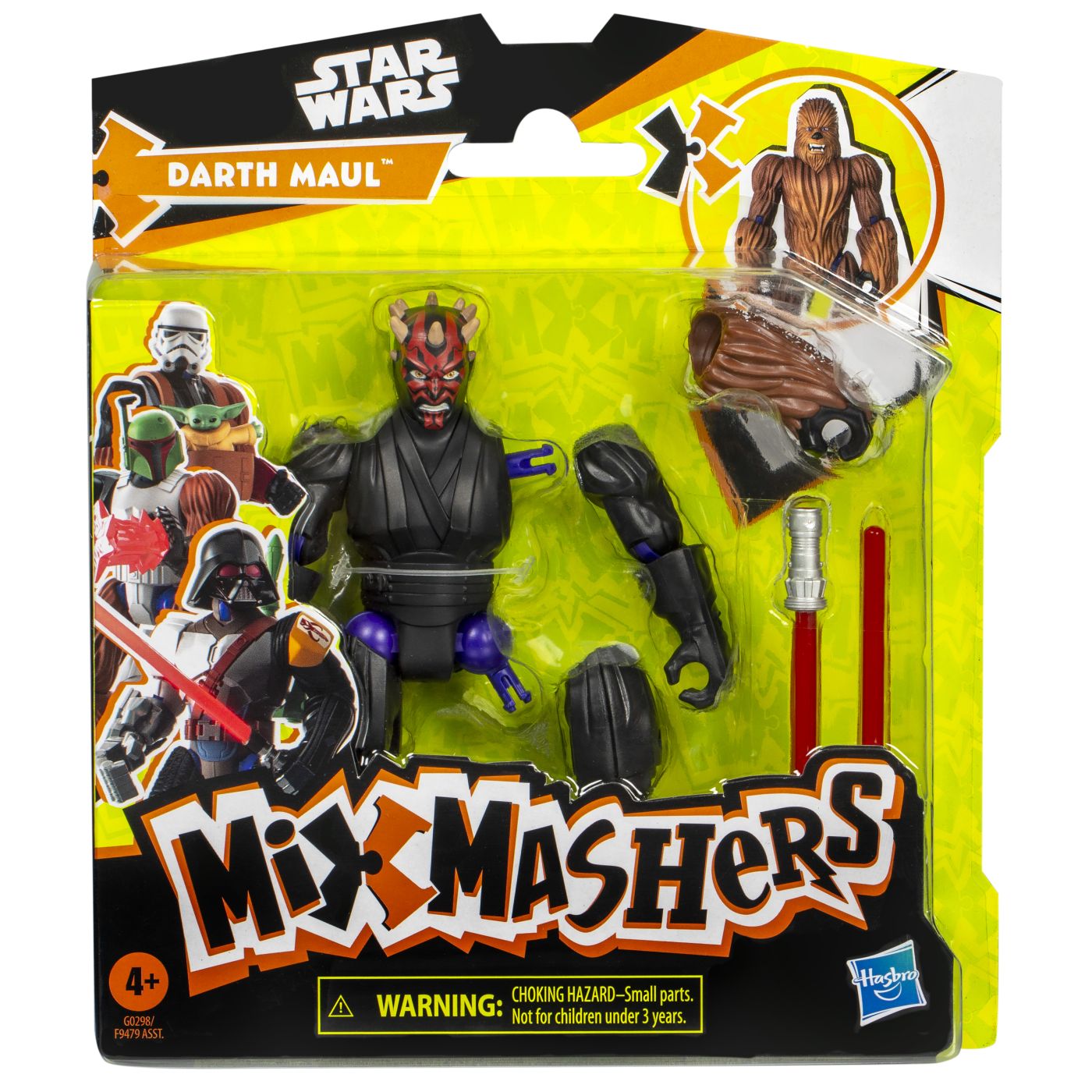 Jucării și jocuri - STAR WARS MIX MASHERS SET FIGURINA DARTH MAUL 12CM SI ACCESORII