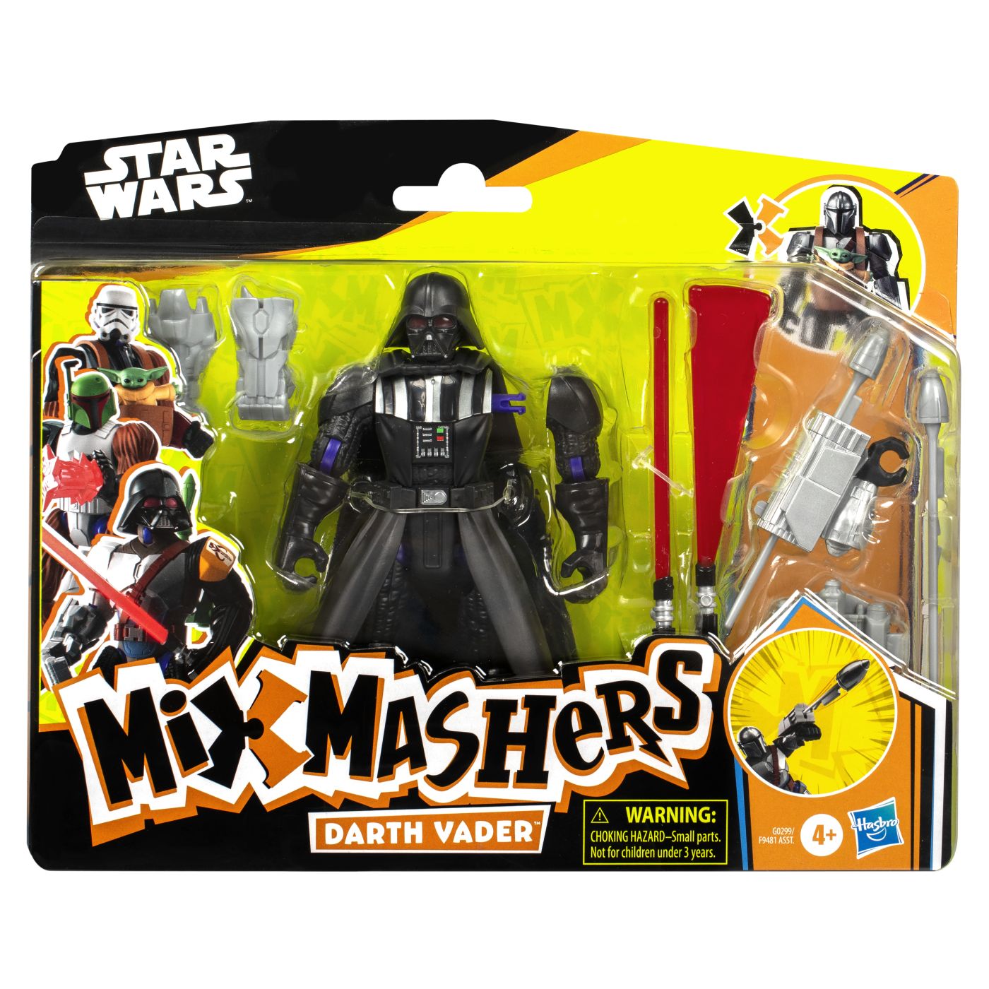 Jucării și jocuri - STAR WARS MIX MASHERS DELUXE SET FIGURINA DARTH VADER 12CM SI ACCESORII