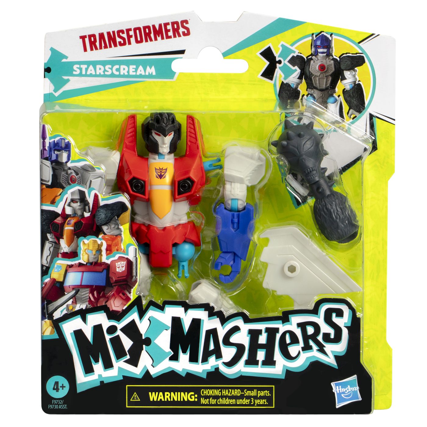 Jucării și jocuri - TRANSFORMERS MIX MASHERS FIGURINA STARSCREAM 12CM SI ACCESORII