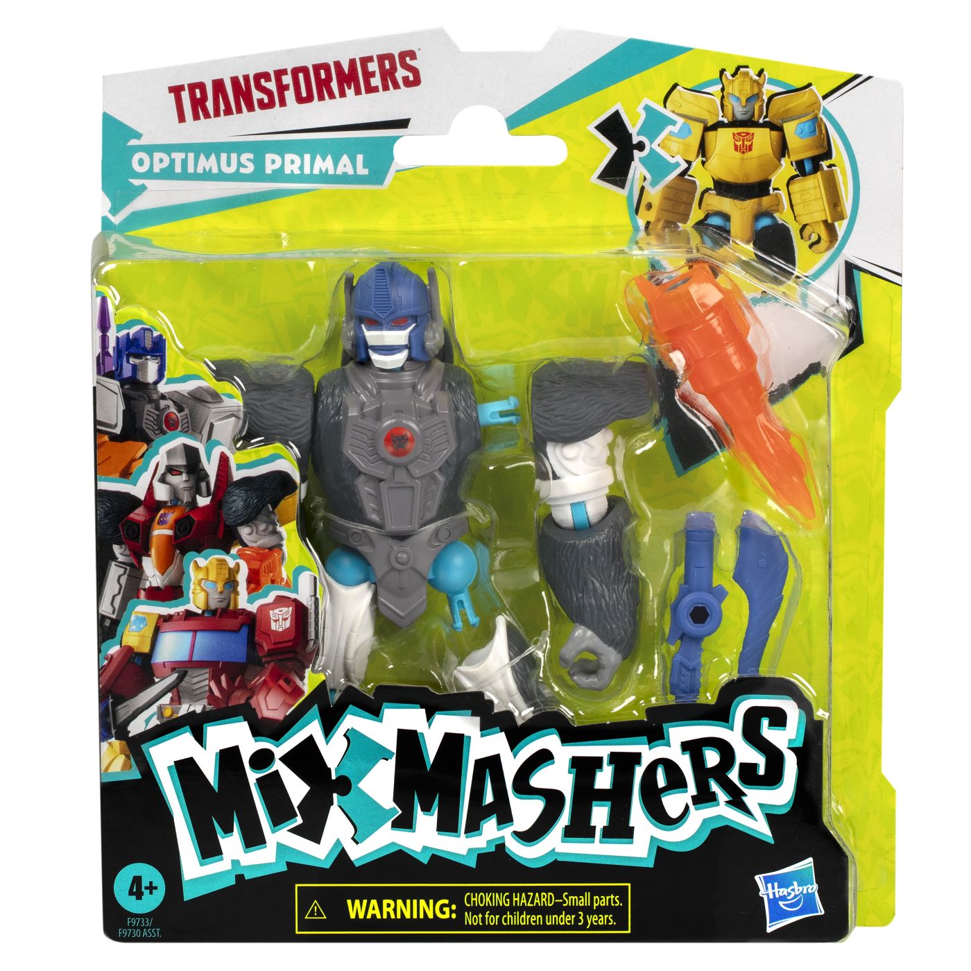 Jucării și jocuri - TRANSFORMERS MIX MASHERS FIGURINA OPTIMUS PRIMAL 12CM SI ACCESORII