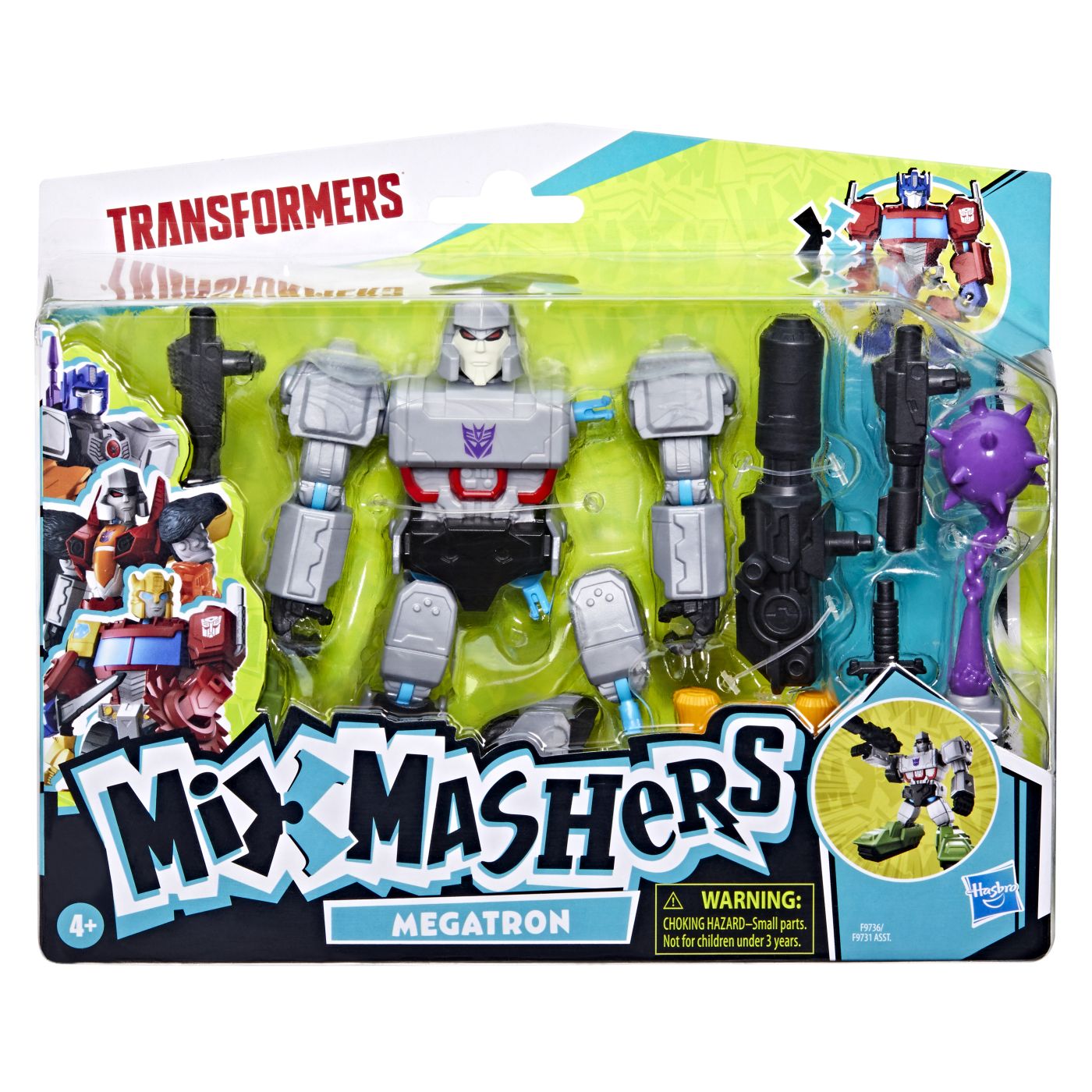 Jucării și jocuri - TRANSFORMERS MIX MASHERS SET FIGURINA MEGATRON 12CM SI ACCESORII