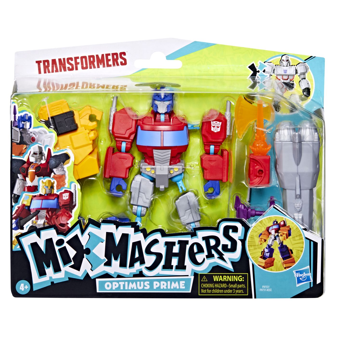 Jucării și jocuri - TRANSFORMERS MIX MASHERS SET FIGURINA OPTIMUS PRIME 12CM SI ACCESORII