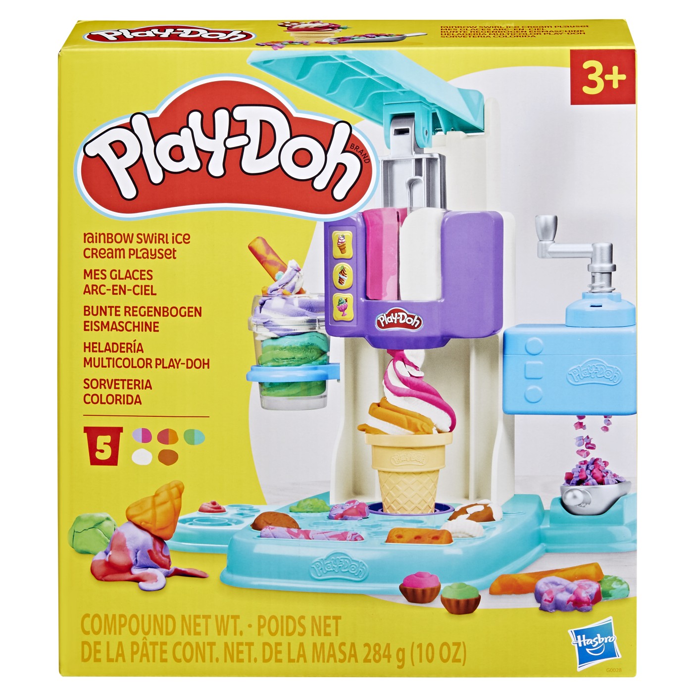 Plastilină și nisip kinetic - PLAYDOH SET INGHETATA