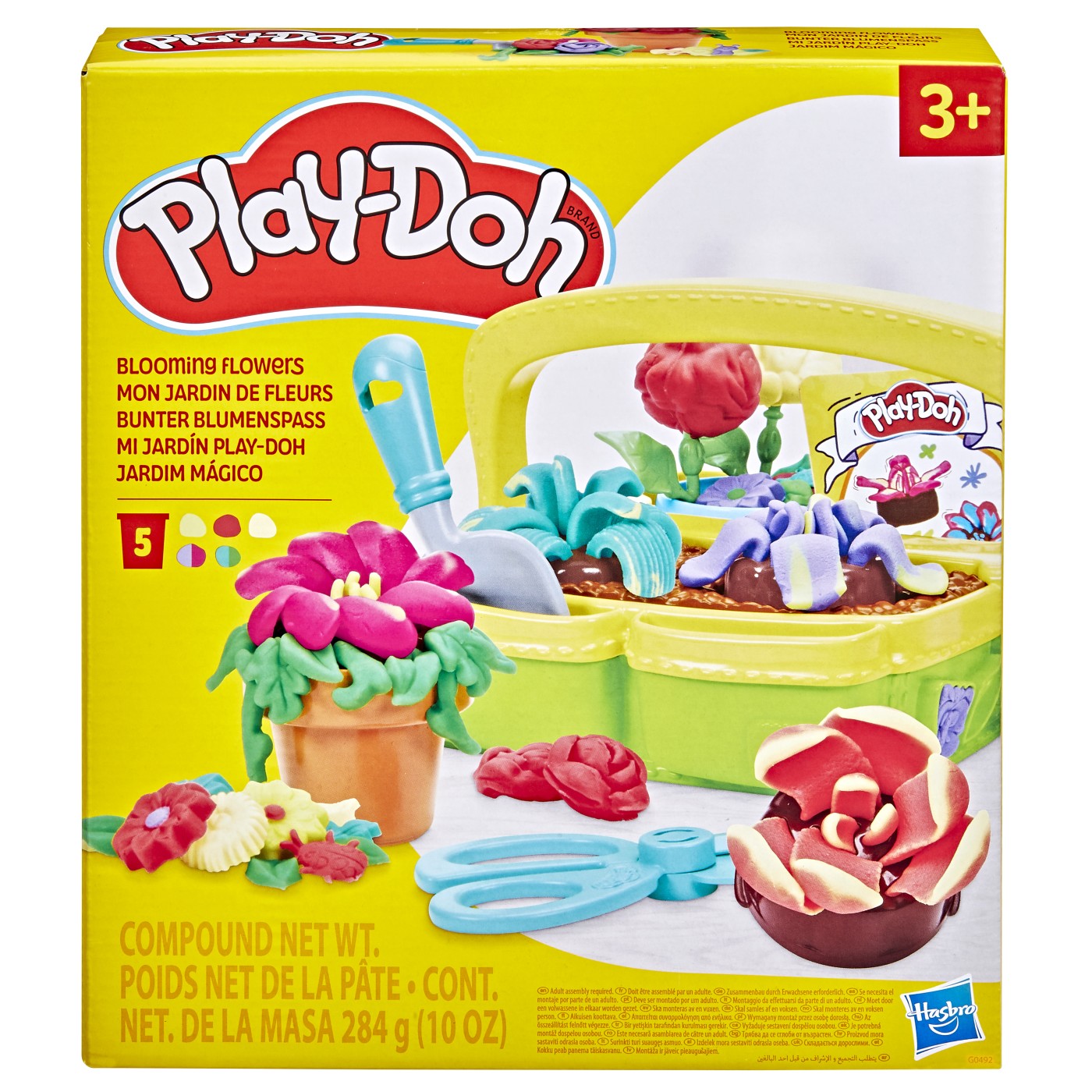Plastilină și nisip kinetic - PLAY-DOH SET GRADINA INFLORITA