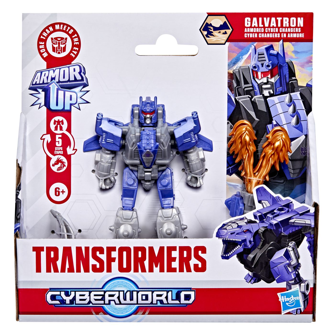 Jucării și jocuri - TRANSFORMERS CYBERWORLD ROBOT GALVATRON BLINDAT TRANSFORMABIL