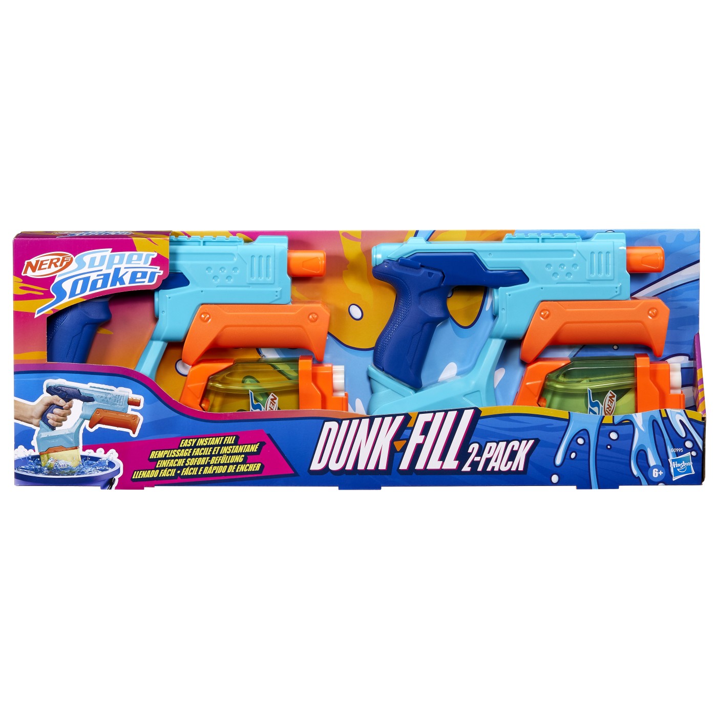 Jucării și jocuri - NERF SUPER SOAKER SET 2 BLASTERE NERF DUNK FILL