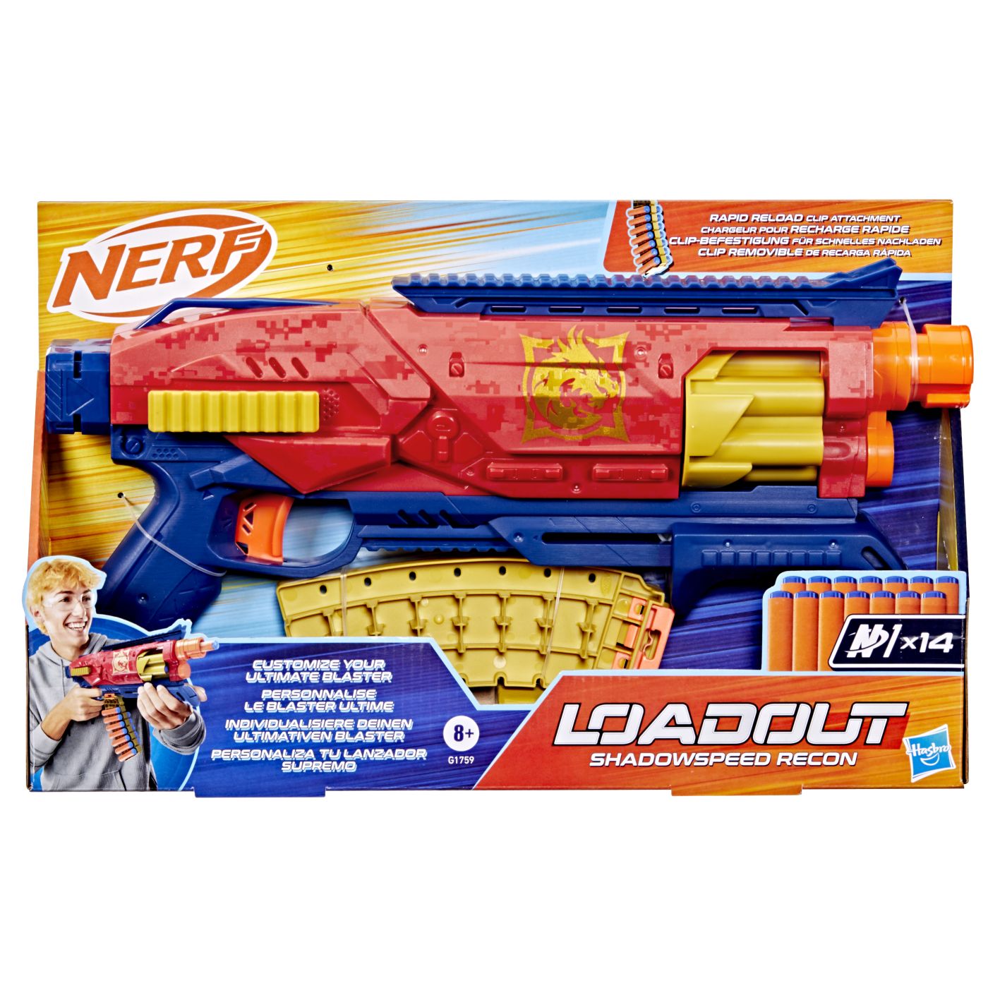 Jucării și jocuri - NERF BLASTER LOADOUT SHADOWSPEED RECON
