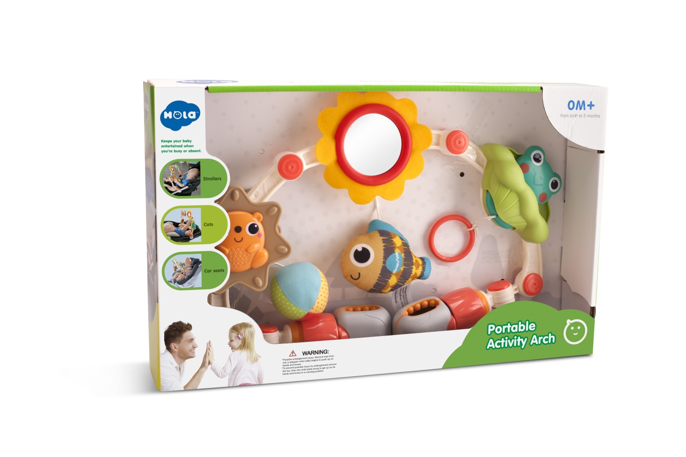 Jucării pentru bebeluși - CARUSEL PORTABIL ARCUIT