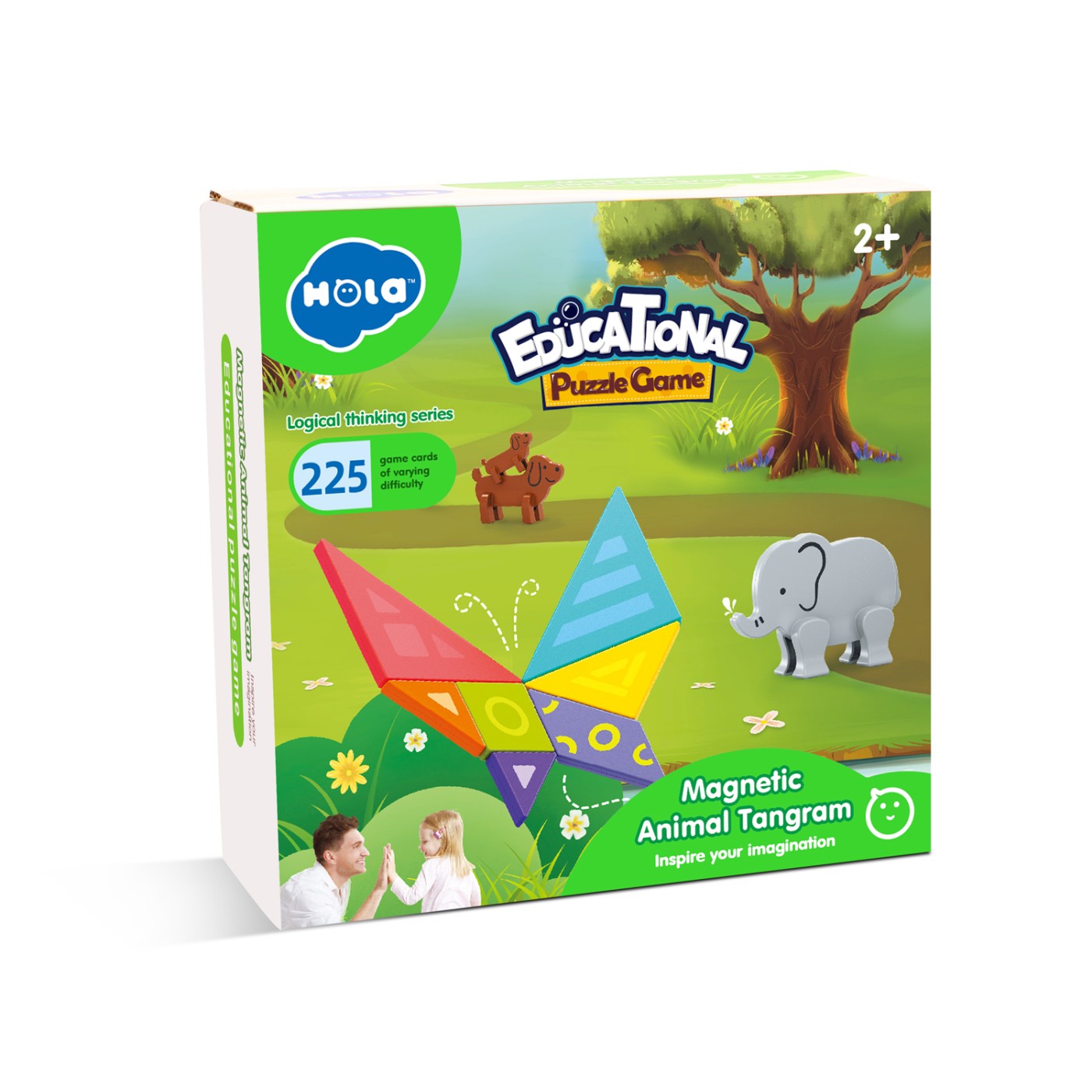 Jucării și articole pentru bebeluși - JOC EDUCATIONAL TANGRAM MAGNETIC