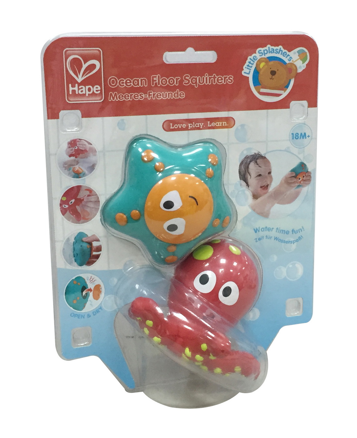 Jucării pentru apă și baie - HAPE PRIETENII DIN OCEAN
