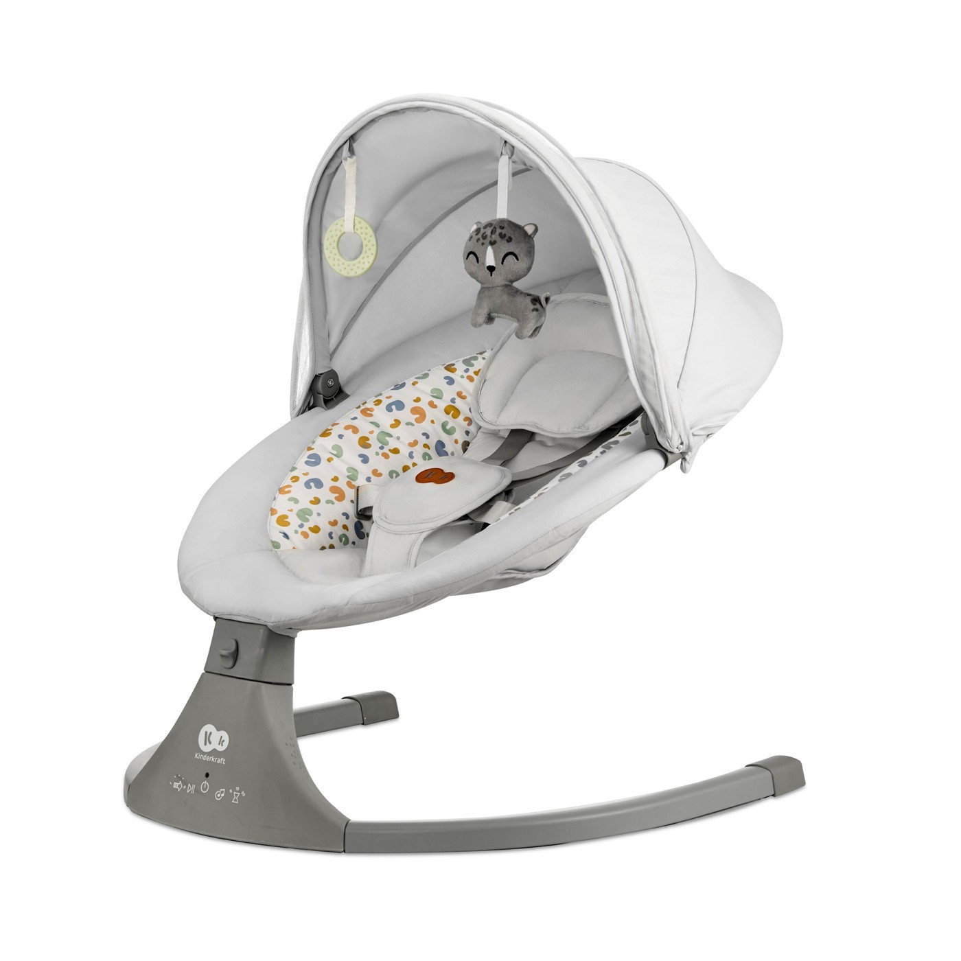 Jucării și jocuri - LEAGAN ELECTRIC KINDERKRAFT LUMI 2, LIGHT GREY