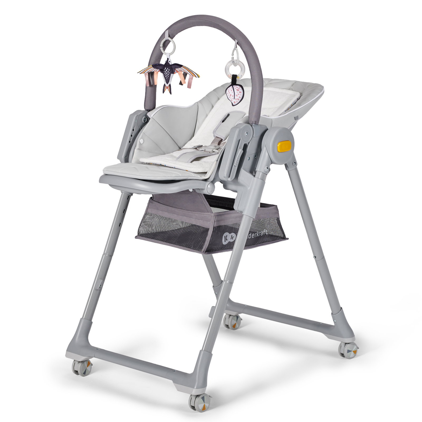 Jucării și jocuri - SCAUN DE MASA KINDERKRAFT LASTREE,  2 IN 1, TRANSFORMABIL, GREY