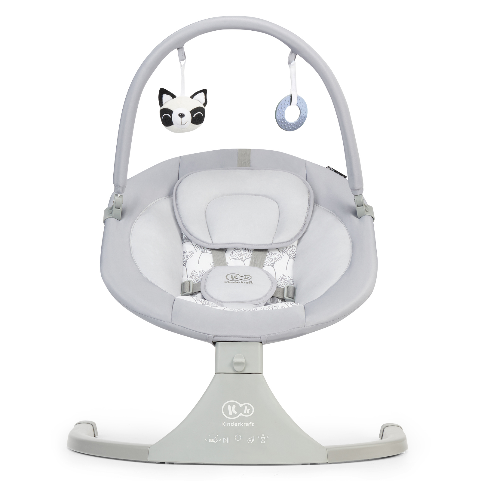 Jucării și jocuri - LEAGAN ELECTRIC KINDERKRAFT LULI, 2 IN 1, GREY