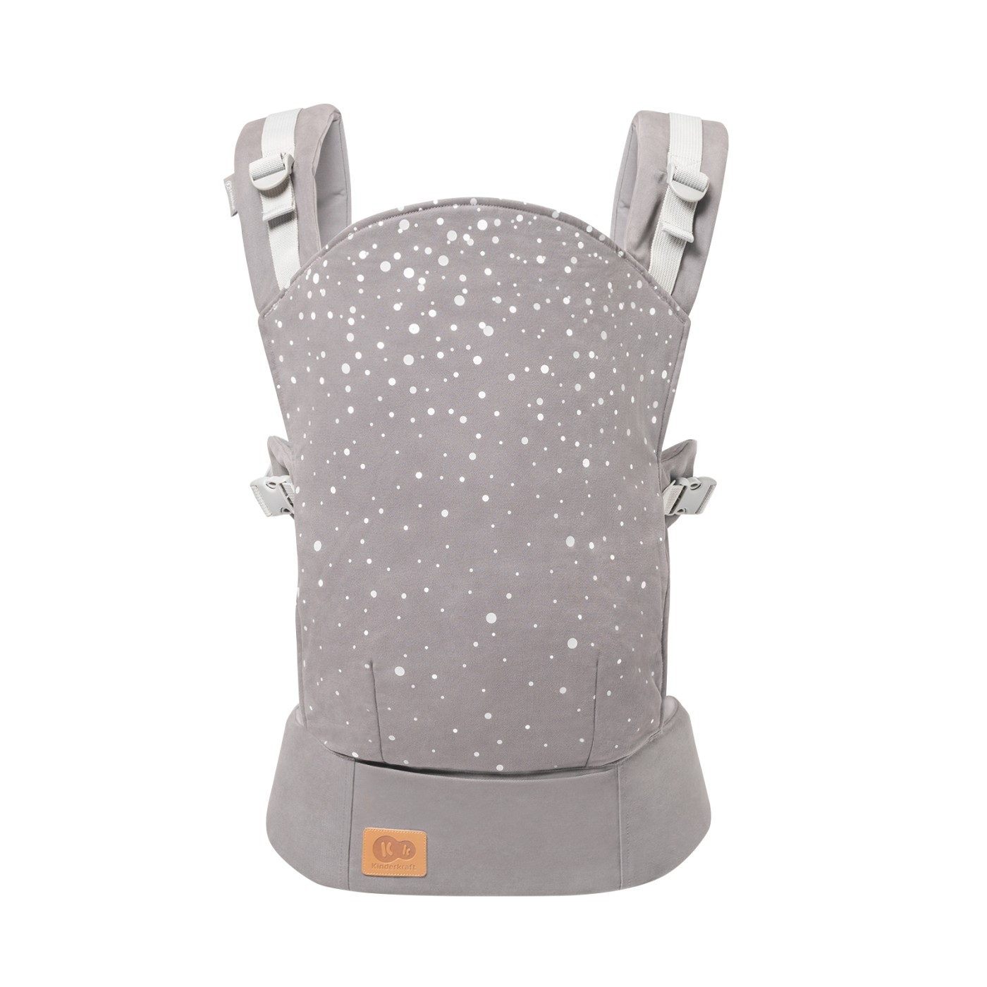 Jucării și articole pentru bebeluși - MARSUPIU ERGONOMIC KINDERKRAFT NINO, PANA LA 20 KG, CONFETTI GREY