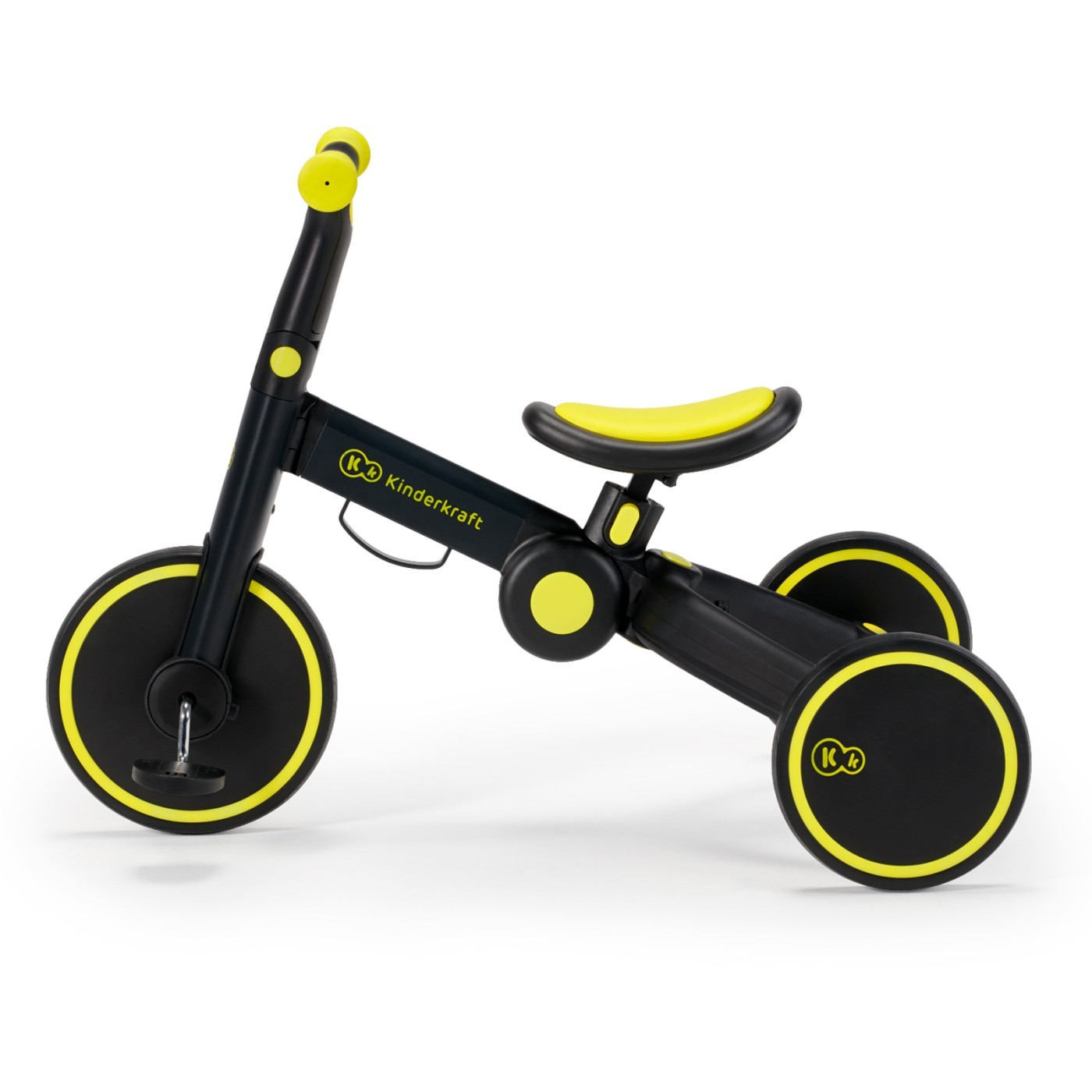 Jucării și jocuri - BICICLETA DE ECHILIBRU / TRICICLETA KINDERKRAFT 4TRIKE, BLACK VOLT